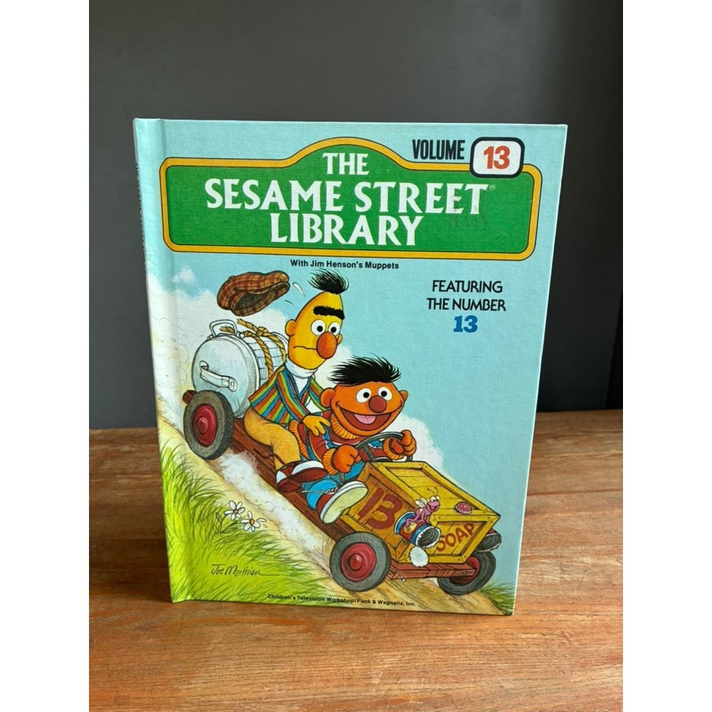 Vintage 1979 The Sesame Street Library Volume 13 Jim Henson Muppets Pristine